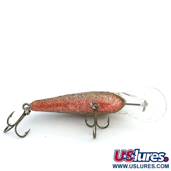 Strike King Dance N Shad Plug, Goudglitter, 10g, Jelutong-hout, #8893