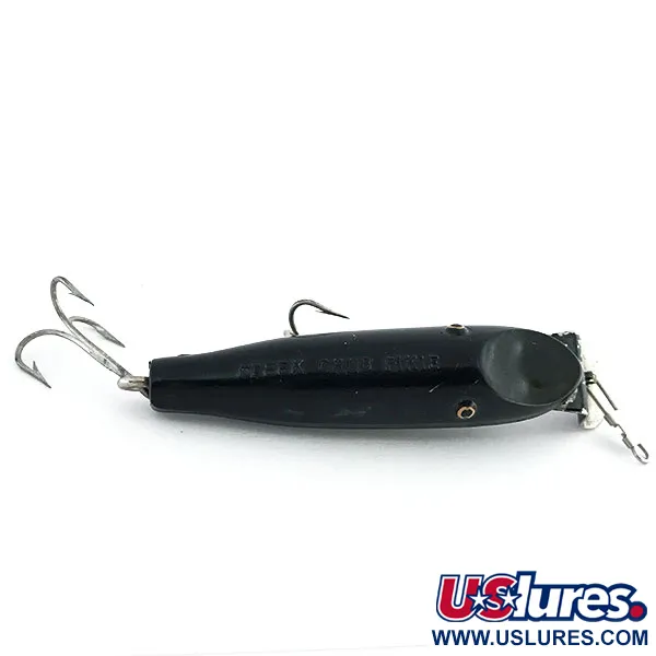 Creek Chub Spinning Pikie Plug, Zwart, 6g, Vintage, #8899
