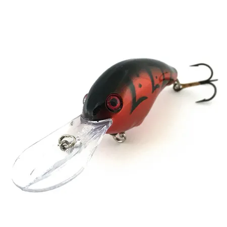 Strike King Pro Model 5XD Plug, Rood/Zwart, 18g, Ratel, #8913