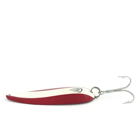 Eppinger Dardevle Lepel, Rood/Wit/Nikkel, 28g, Concave Body, #8940