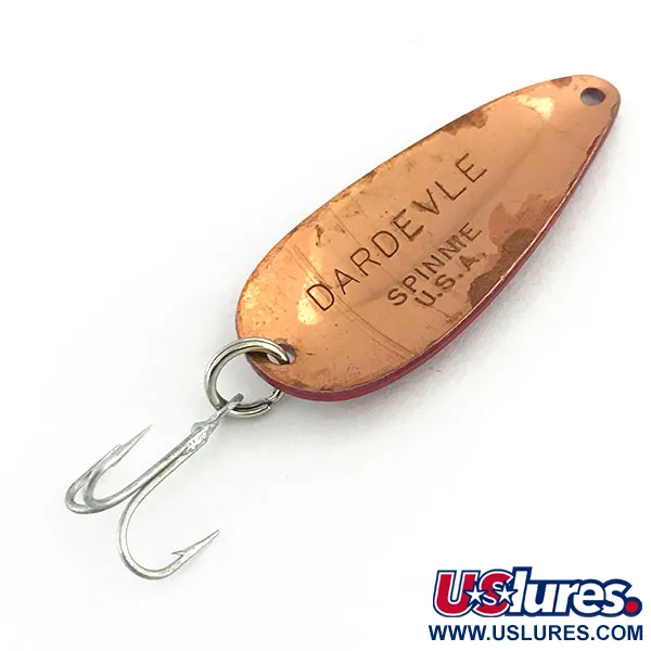 Eppinger Dardevle Midget Lepel, Rood/Wit/Koper, 6g, Klassieker, #8942