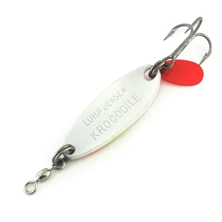 Luhr Jensen Krocodile Lepel, Rainbow, 7g, Messing, #8945