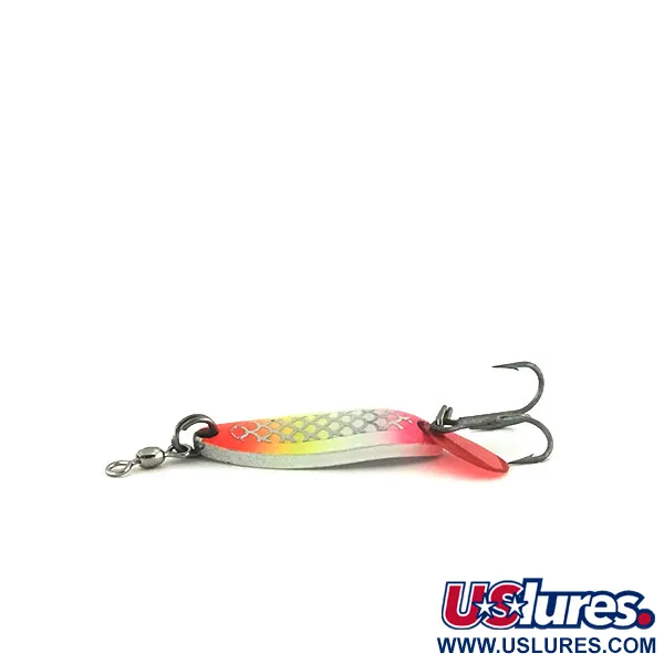 Luhr Jensen Krocodile Lepel, Rainbow, 7g, Messing, #8945