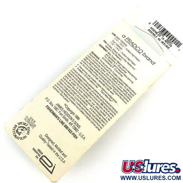 Heddon Tiny Torpedo Topwater, Groen, 7g, Achterpropeller, #X036089