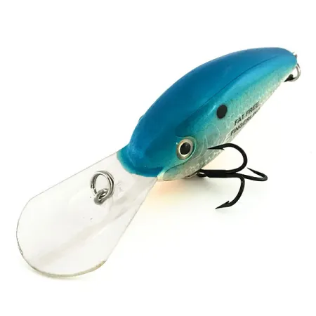 Excalibur Bomber Bill Dance Fat Fingerling Crankbait, Blauw-Zilver, 12g, #8962