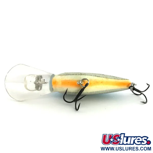Excalibur Bomber Bill Dance Fat Fingerling Crankbait, Blauw-Zilver, 12g, #8962