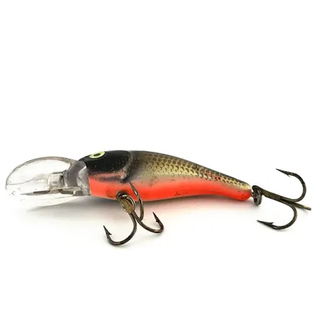 Mann's M35 Dieplopende Crankbait, Zwart Goud Oranje, 11g, Ratel, #8970
