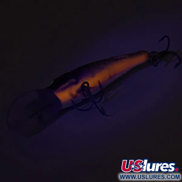 Mann's M35 Dieplopende Crankbait, Zwart Goud Oranje, 11g, Ratel, #8970