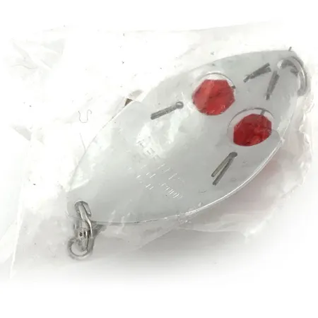 Herter's Glass eye spoon Lepel, Nikkel/Rood, 11g, Glazen ogen, #8987