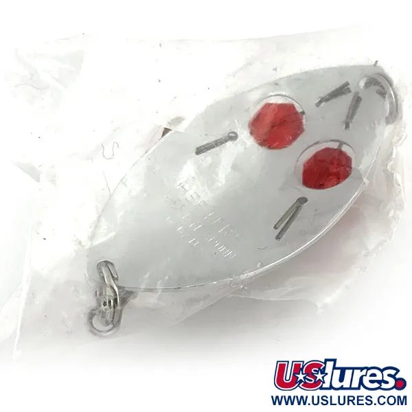 Herter's Glass eye spoon Lepel, Nikkel/Rood, 11g, Glazen ogen, #8987