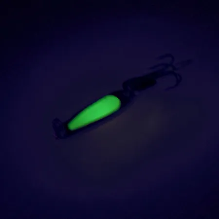 Bay de Noc Swedish Pimple UV Lepel, Nikkel/Chartreuse, 2g, #9013