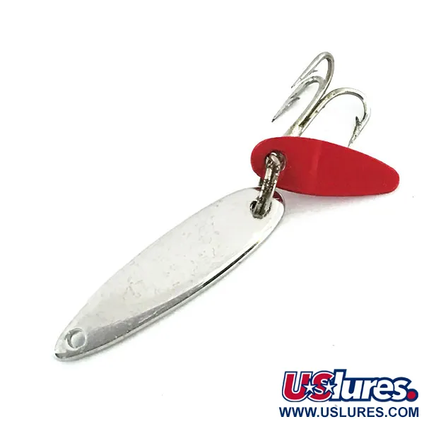 Bay de Noc Swedish Pimple Lepel, Nikkel, 2g, rood vloeiblad, #9014