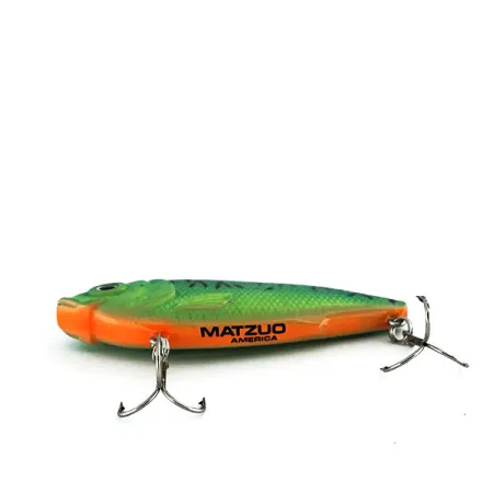 Matzuo Lipless Vibratieplug, Green Tiger, 14g, Glow-in-the-dark, #9020