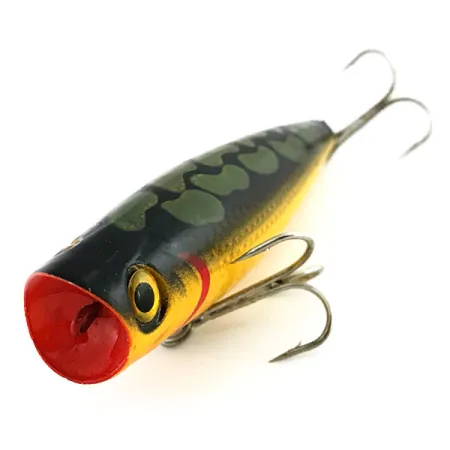 Bass Pro Shops XTS Popper, Geel/Groen, 10.5g, Ratel, #9038