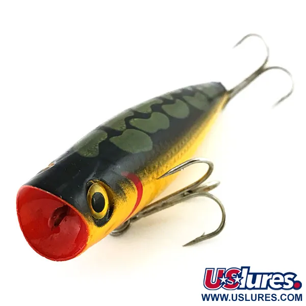 Bass Pro Shops XTS Popper, Geel/Groen, 10.5g, Ratel, #9038