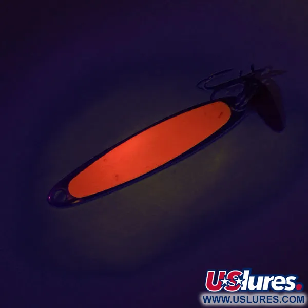 Bay de Noc Swedish Pimple UV Lepel, Nikkel / Oranje, 6g, UV, #9051