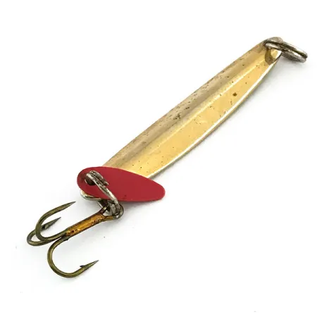 Bay de Noc Swedish Pimple Lepel, Goud / Groen, 6g, Glow, #9052