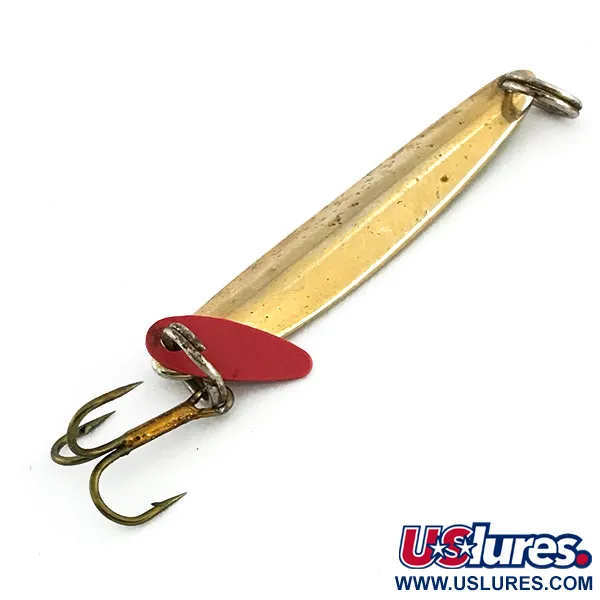 Bay de Noc Swedish Pimple Lepel, Goud / Groen, 6g, Glow, #9052