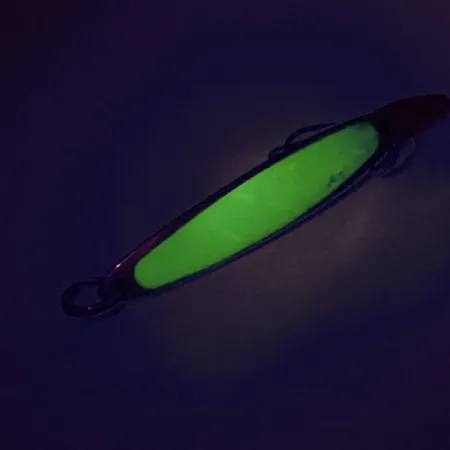 Bay de Noc Swedish Pimple Lepel, Goud / Groen, 6g, Glow, #9052