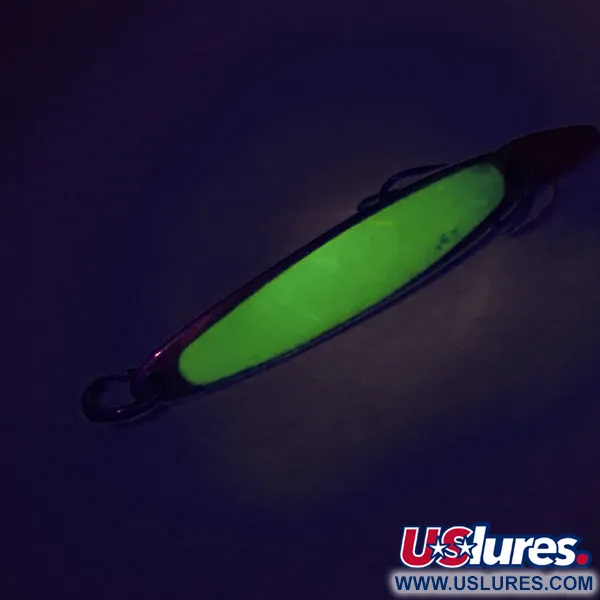 Bay de Noc Swedish Pimple Lepel, Goud / Groen, 6g, Glow, #9052