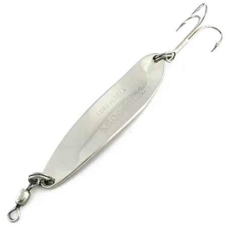 Luhr Jensen Krocodile Die #4 Lepel, Nikkel / Roze, 14g, Afstand, #9056