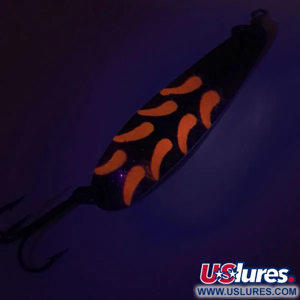 Luhr Jensen Krocodile Die #4 Lepel, Messing / Rood, 14g, UV, #9058