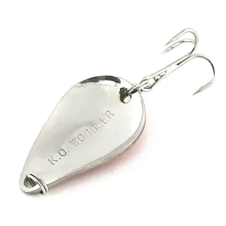 Acme K.O. Wobbler Lepel, Nikkel / Rood, 7g, Sonic Flipper Tail, #9079