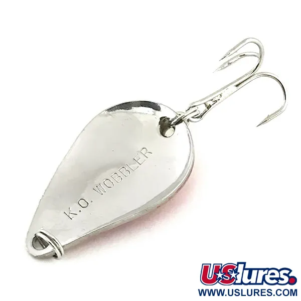 Acme K.O. Wobbler Lepel, Nikkel / Rood, 7g, Sonic Flipper Tail, #9079