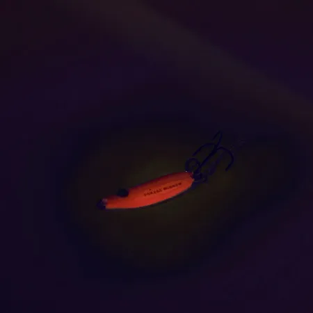 Northland Forage Minnow Jigging Spoon, Rood / Roze, 3g, Glow, #9083