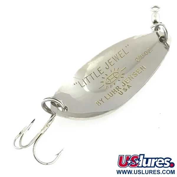Luhr Jensen Little Jewel Lepel, Gehamerd nikkel, 14g, #9085