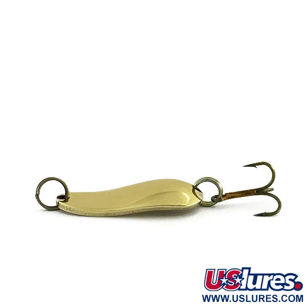 Pecos River Spinno-King 00 Lepel, Goud, 7g, Vintage, #9086