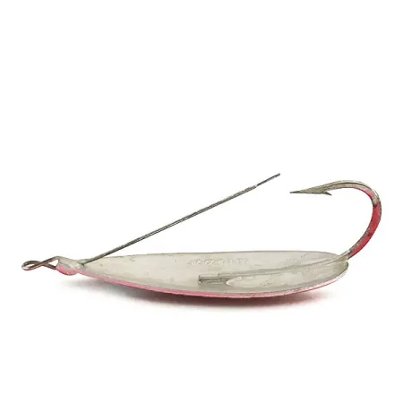 Johnson Weedless Silver Minnow Lepel, Rood/Wit/Zilver, 12g, #9089