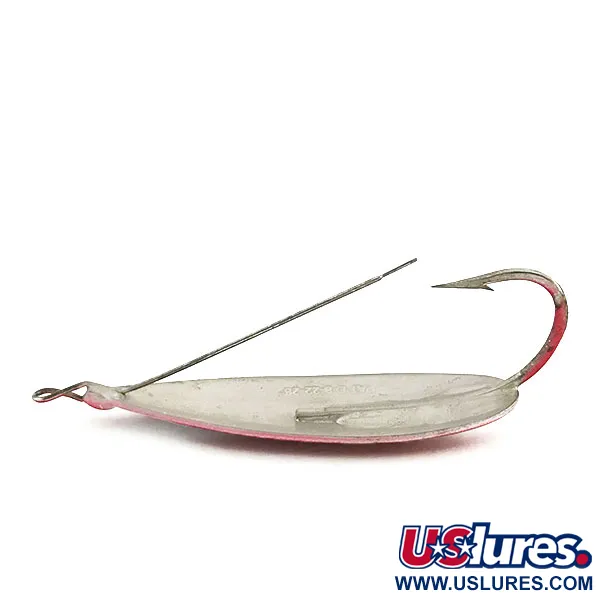Johnson Weedless Silver Minnow Lepel, Rood/Wit/Zilver, 12g, #9089