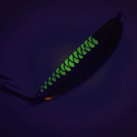 Acme Side-winder Lepel, Nikkel/Groen, 14g, UV-actief, #9097