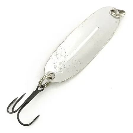 Williams Wabler W40 Lepel, Verzilverd, 7g, Stabilisatierib, #9118