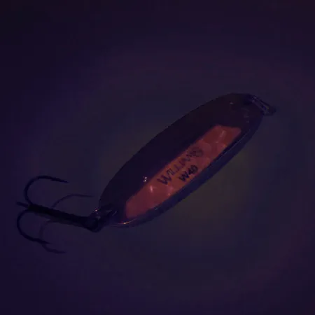 Williams Wabler W40 Lepel, Verzilverd, 7g, Stabilisatierib, #9118