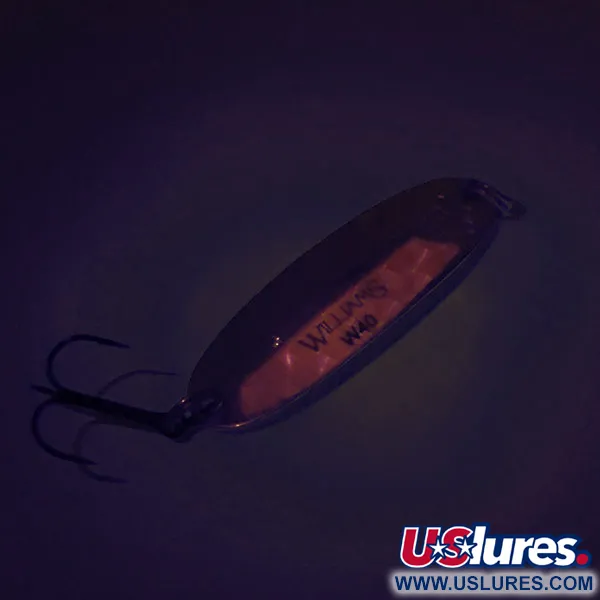 Williams Wabler W40 Lepel, Verzilverd, 7g, Stabilisatierib, #9118