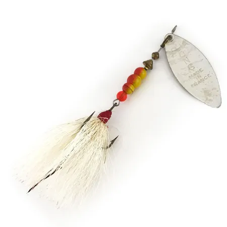 Mepps Aglia Long 3 Dressed Spinner, Zilver, 12g, Bucktail, #9128