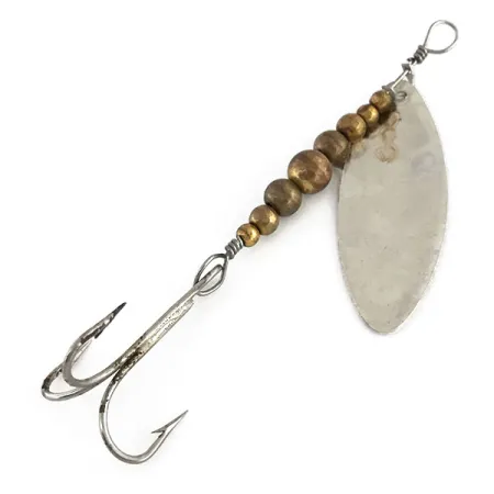 Renosky Lures Swiss Swing Spinner, Zilver/Messing, 4g, Schubben, #9171