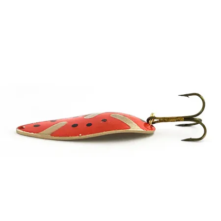 Seneca Little Cleo (Hula Girl) Lepel, Rood / Goud, 21g, Vintage, #9173