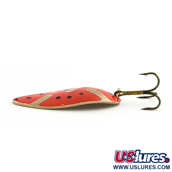 Seneca Little Cleo (Hula Girl) Lepel, Rood / Goud, 21g, Vintage, #9173