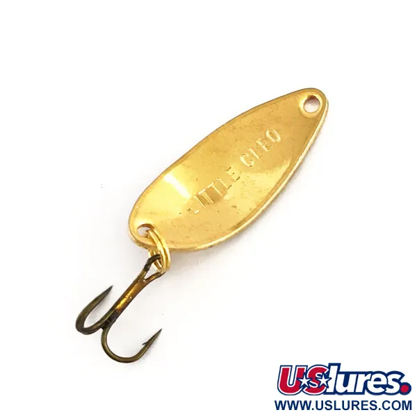 Acme Little Cleo Lepel, Rood / Goud, 3.5g, Gebogen Profiel, #9179