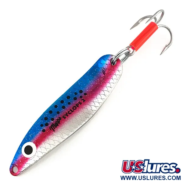 Mepps Syclops 2 Lepel, Regenboogforel, 17g, S-vorm, #9187
