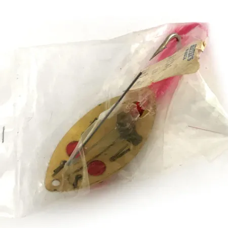 Weedless Herter's Lepel, Goud / Rood, 6g, Wierbeschermer, #9232