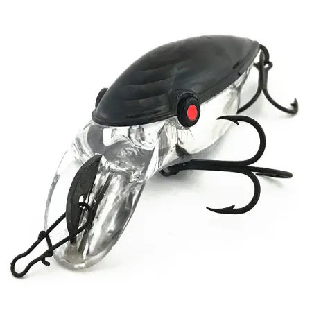 Rebel Blackstar Kunstaas, Zwart / Transparant, 14g, Ratel, #9233