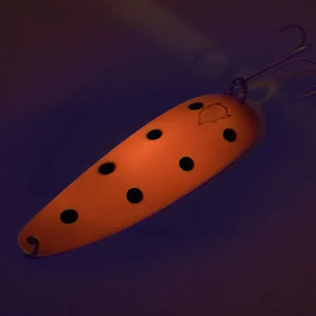 Eppinger Dardevle UV Lepel, Oranjerood/Zwart/Nikkel, 28g, #9289