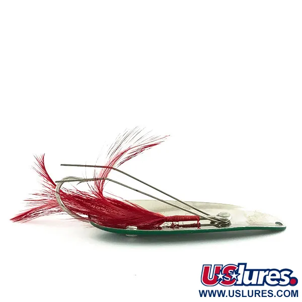 Eppinger Weedless Dardevle Dardevlet Lepel,Groen/Wit,21g,#9290