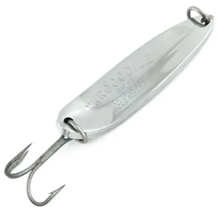 Luhr Jensen Krocodile Die #5 Lepel, Nikkel, 64g, Werpafstand, #9291