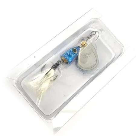 Blue Fox Vibrax Shallow Spinner, Regenboogblauw, 8g, verendreg, #9296