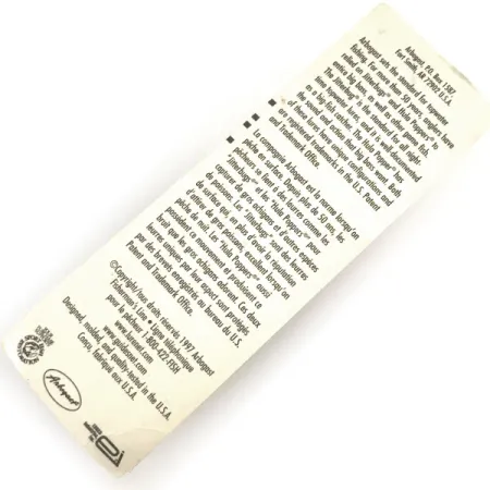 Fred Arbogast Hula Popper Popper, Zwart, 10g, Hula-rok, #9298